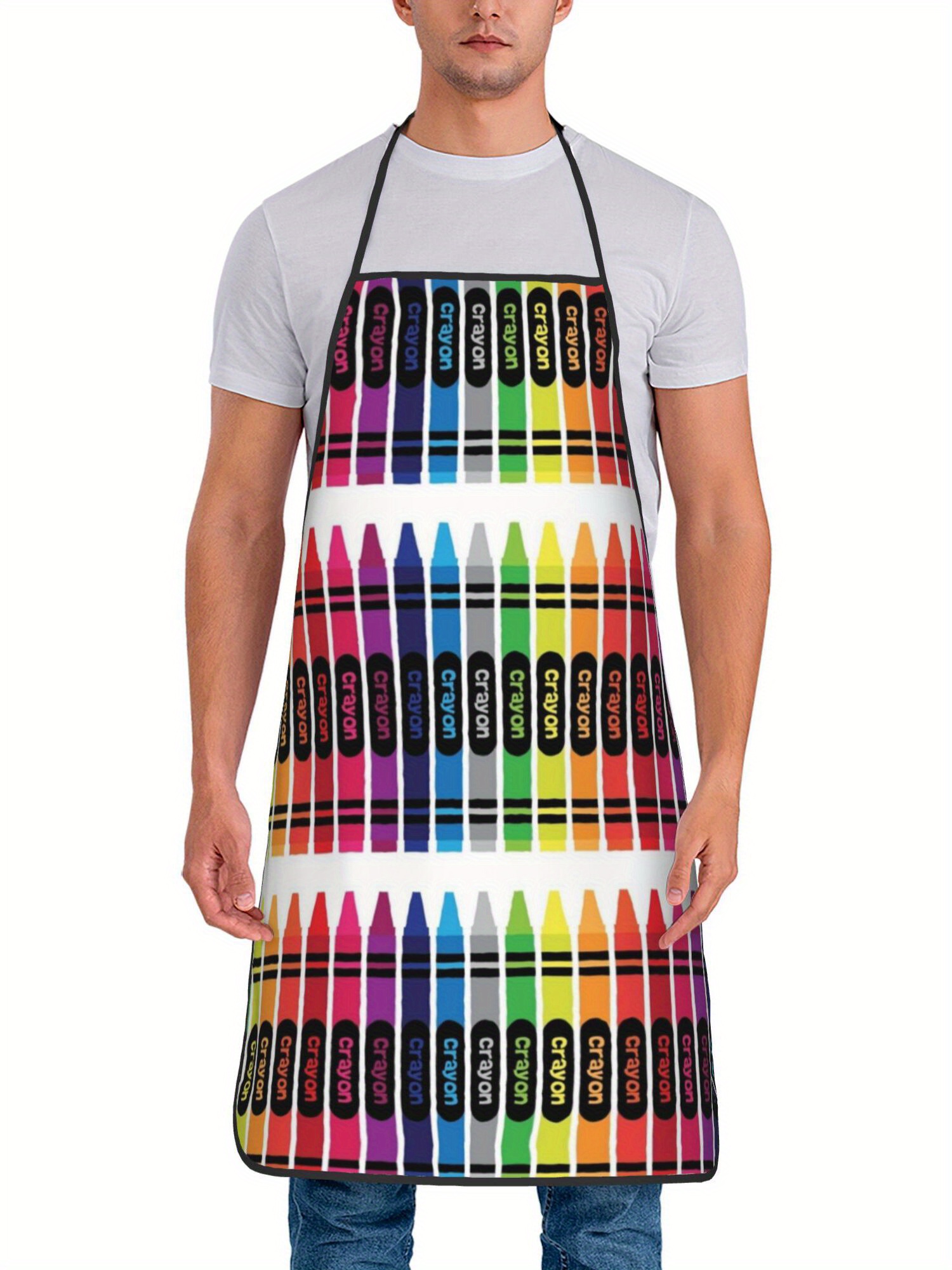 Kitchen Baking Background - Beyaz Arka Plan Gökkuşağı Mum Boya