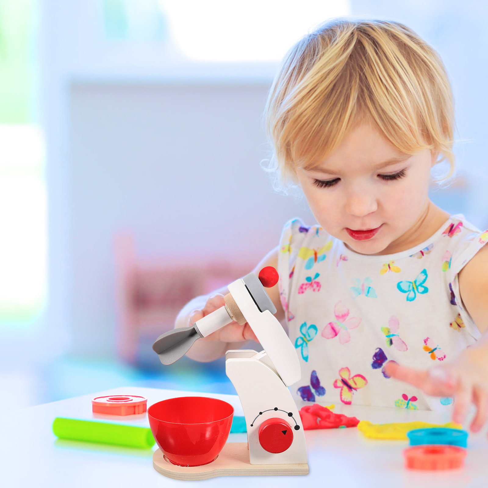 Ahşap Mutfak Blenderı, Beyaz,  - Kitchen Kids Baking Set incelemesi ve fiyatı