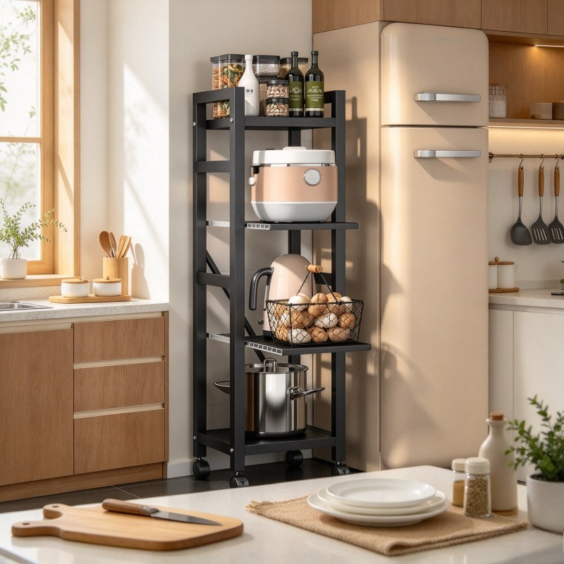 Çekilebilir Mutfak Rafı, Yer T - Kitchen Baking Cart incelemesi ve fiyatı